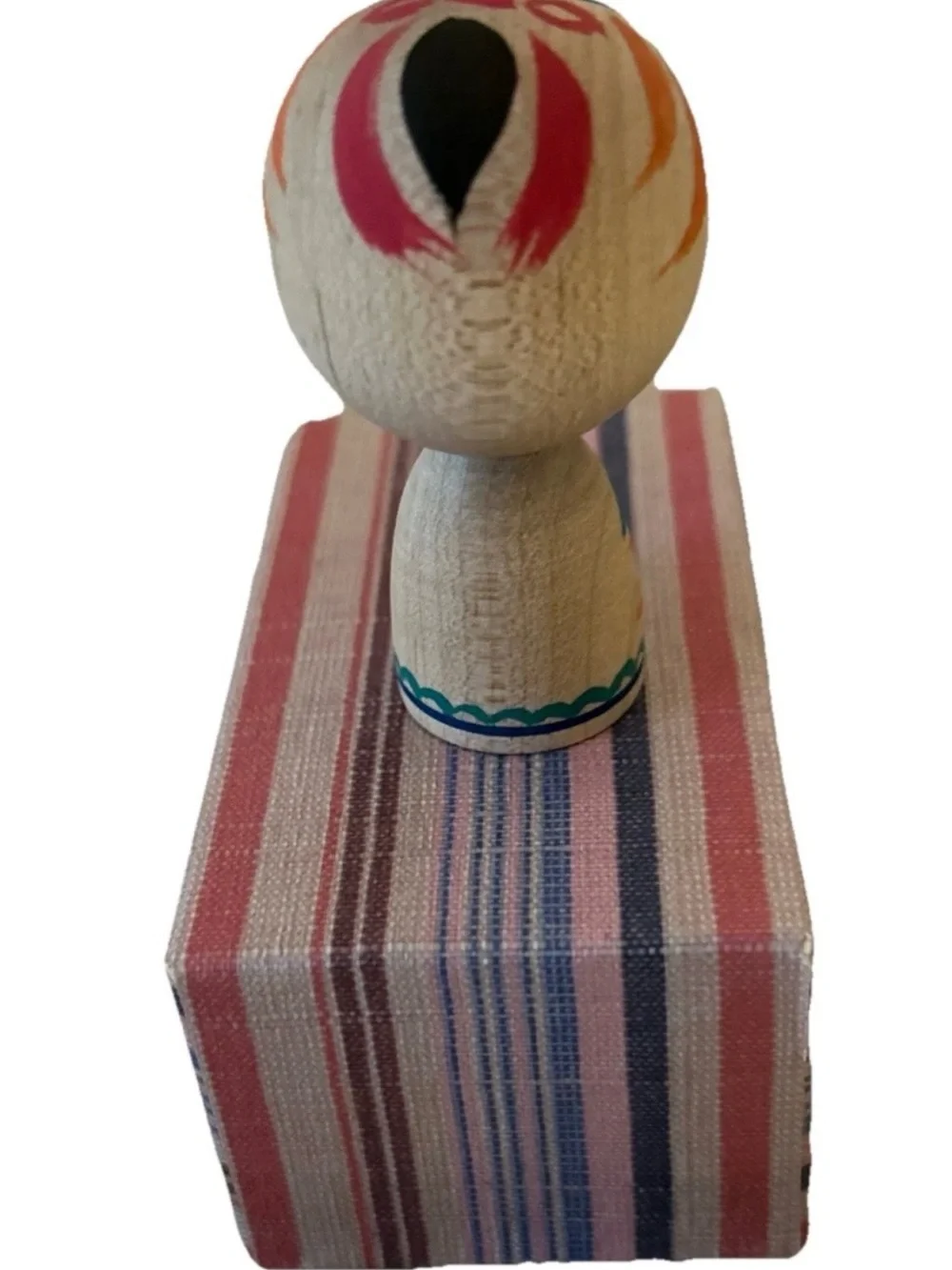 Vintage Japanese Wooden Kokeshi Doll Tetsunori Okuse(1940-1992) Tsugaru